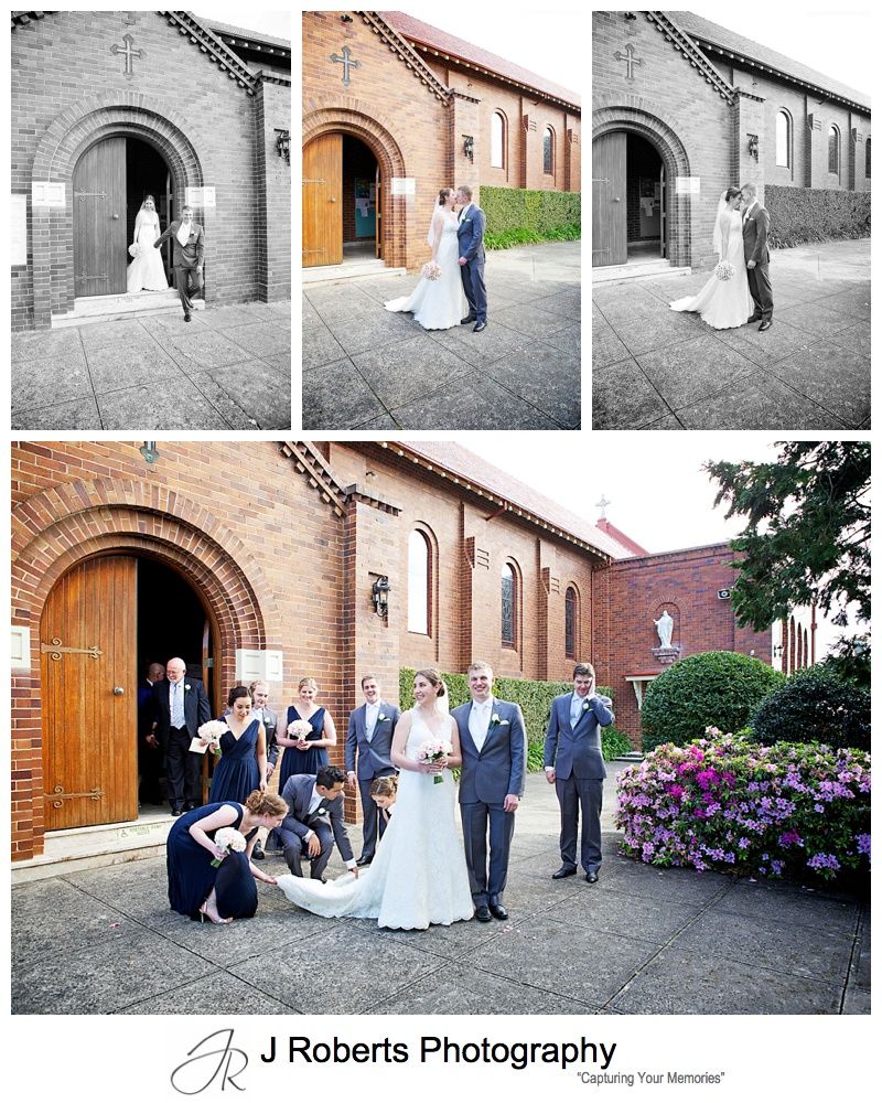 Wedding Photography Sydney Gunners Barracks Mosman Blessed Sacrement Clifton Gardens 